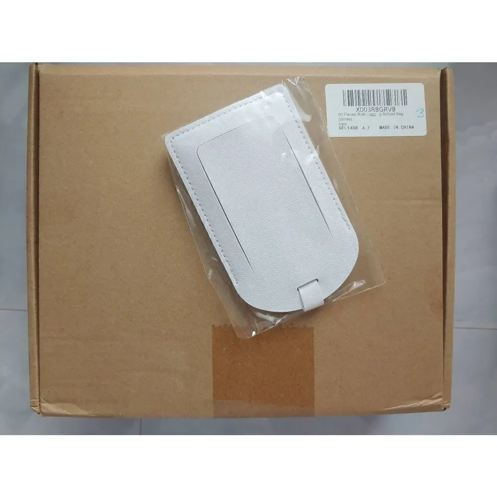 50 Pieces White Luggage Tags